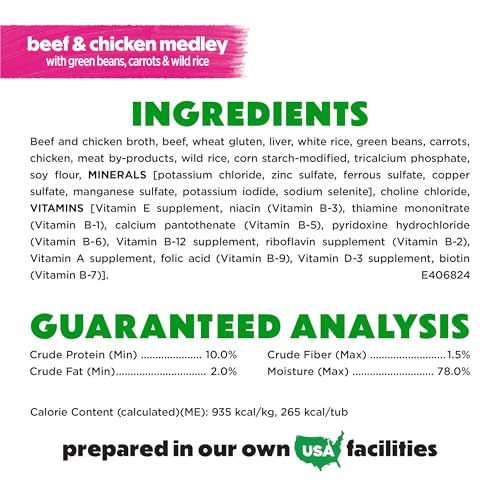 Image of Beneful Purina Dog Food Freshly Prepared Meals Beef and Chicken Medley with Green Beans, Carrots and Wild Rice - 10 oz. Tubs (Pack of 16)