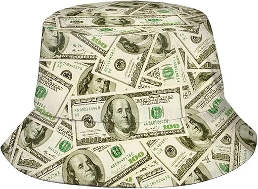 Image of American Flag Stars Bucket Hat Summer Travel Beach Sun Hats Outdoor Cap for Women Man
