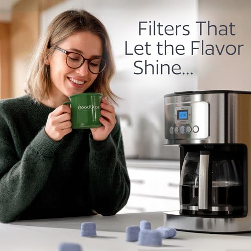 Image of 24 Pack Water Filters for Cuisinart Coffee Makers by GoodCups - Replacement Charcoal Water Filters - Fits All Cuisinart Coffee Machines
