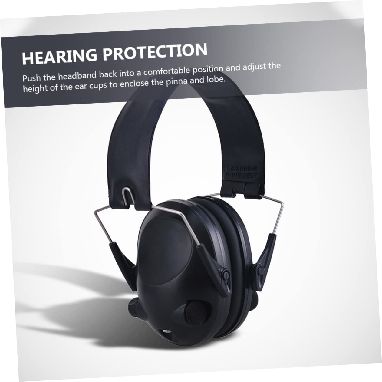 ibasenice Cascos Cancelación Ruido Auriculares Insonorizados Electrónicos Orejeras Protección Auditiva Diadema Aislantes Ruido Almohadillas Espuma