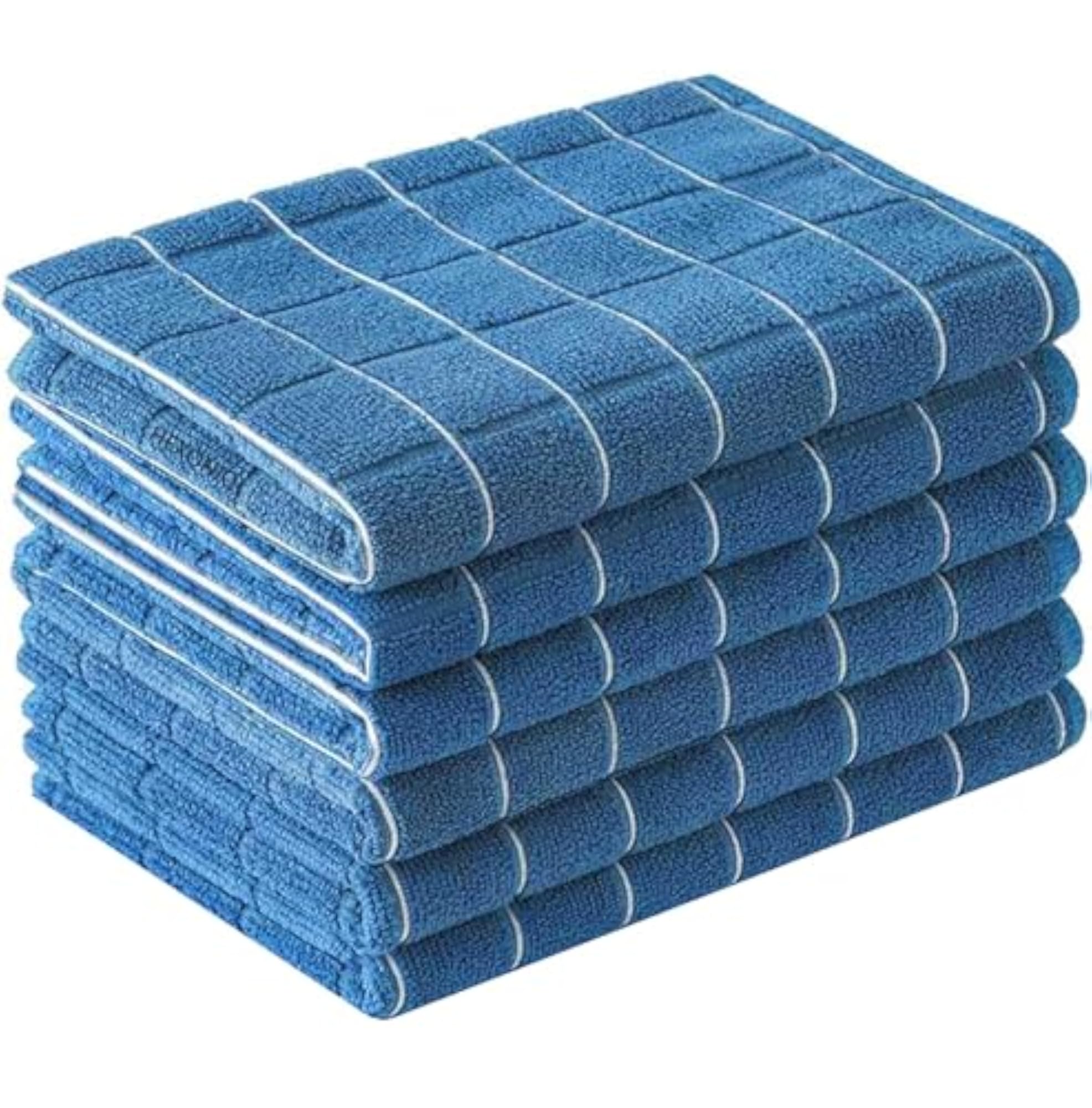 Super Absorbent Microfiber Kitchen Towels, Set of 2