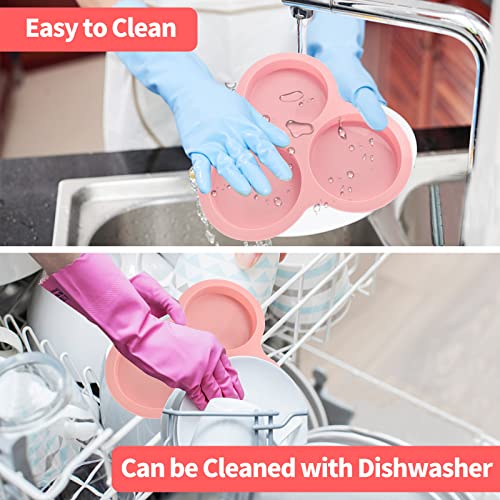 Anjuu Silicone Air Fryer Egg Pan, Non-Stick Air Fryer Baking Pan Cupcake Pan Reusable Silicone Muffin Pan Tray For Making Egg Muffin, Baking Hamburger, Fried Egg, Cupcake, Tart And Dessert #TOP6