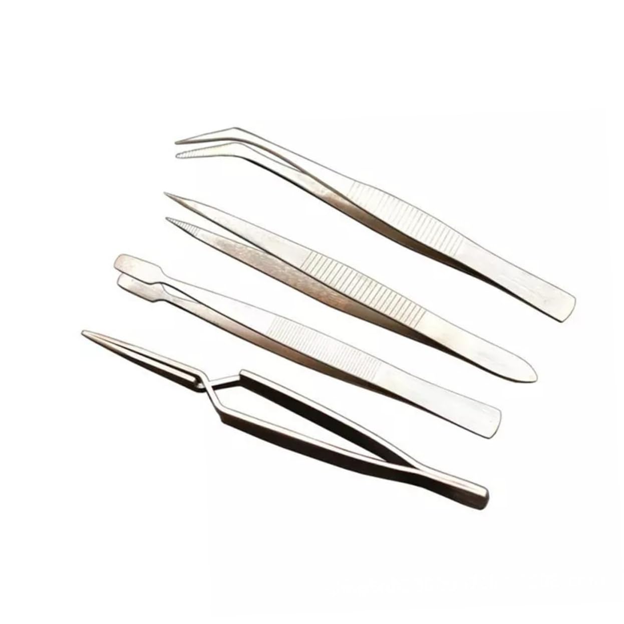 Didiseaon 12pezzi Pinzette Acciaio Inossidabile Pinzette Punta Fine Per Riparazioni Manicure e Gioielli Design Multifunzionale Leggere e Resistente Kit Pratico Per Uso Personale e