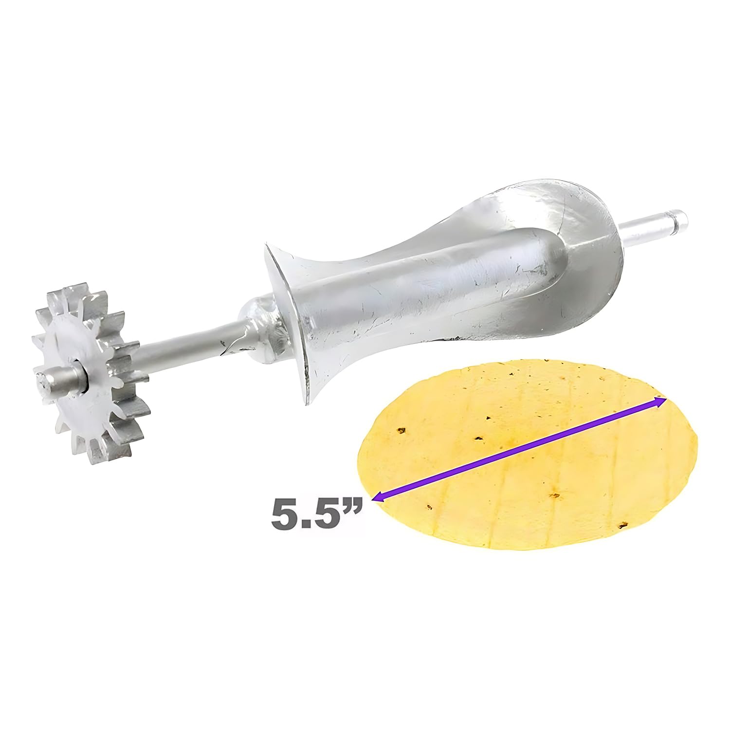 New 5.5 inch Tortilla Cutter Roller Blades Aluminum Manual Electric Tortillador Homemade Cookware Cast Aluminum