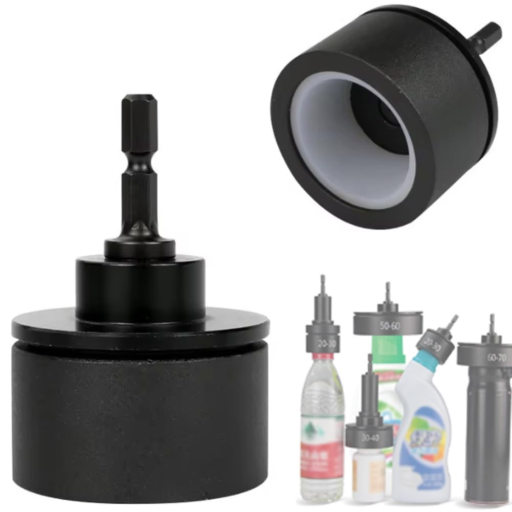 Herramienta para taponar botellas, cabezal de goma de metal para botellas de plástico, diámetro de 10 mm a 100 mm, resistente al agua y ligera