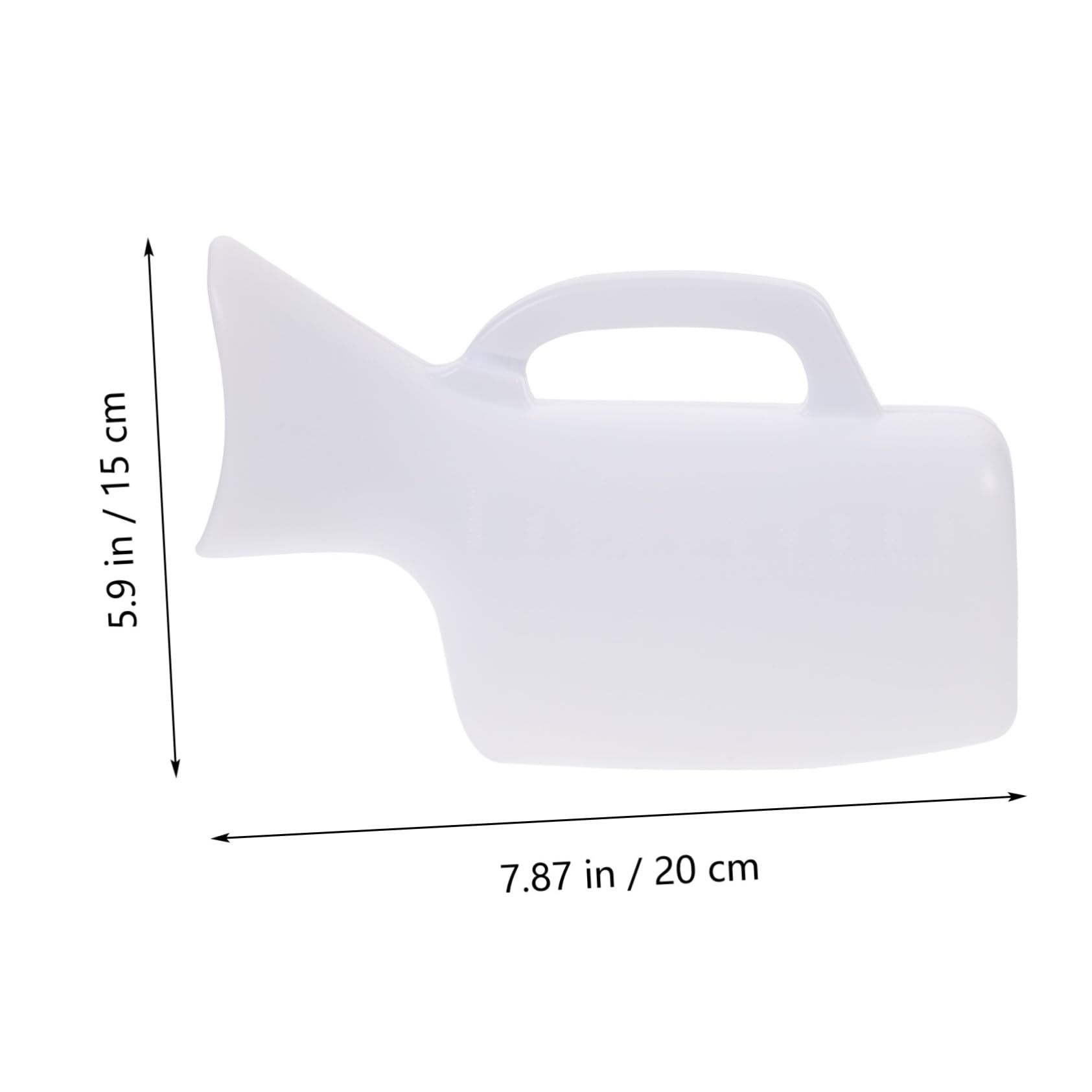 TOVINANNA Travel Essential: Large Capacity Women's Urinal Sturdy Plastic Sealed for Leak Convenience