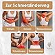Strauss Home® Körnerkissen groß – Mikrowellengeeignetes Wärmekissen gegen Verspannungen in Nacken, Schultern und Rücken – natürliche Weizenkörner – 20x50 cm
