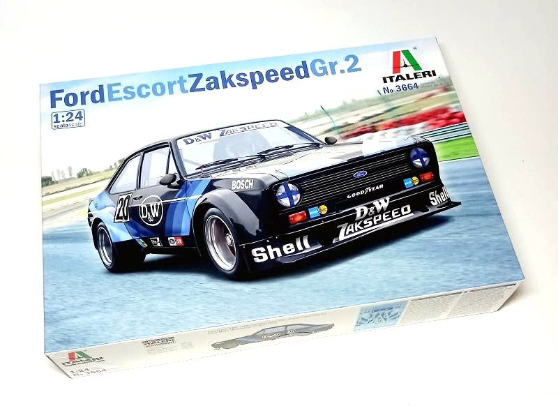 Ford Escort Zakspeed GR.2 Italeri 3664 kit maquette plastique voiture de course 1/24