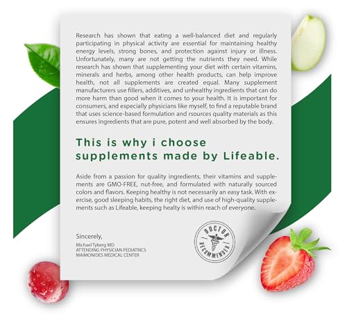 Lifeable Kids Multivitamin with Iron Chewable Tablets, Ages 2+, 150 Count - Image 5