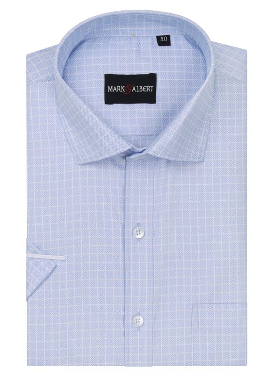 Image of Men's Half Sleeves Regular Shirt Navy