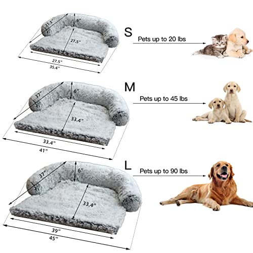 Ggib Calming Dog Bed Fluffy Plush Dog Mat For Furniture Protector With Removable Washable Cover For Large Medium Small Dogs And Cats thumb #1