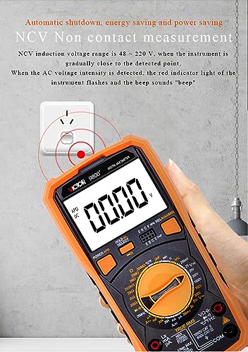 Image of Victor /RuoShui VC9805A+ Multimeter High Precision Digital 2000uF capacimeter 10MHz Frequency Temperature and inductance Measuring with LCR Tester(Victor VC9805A+)