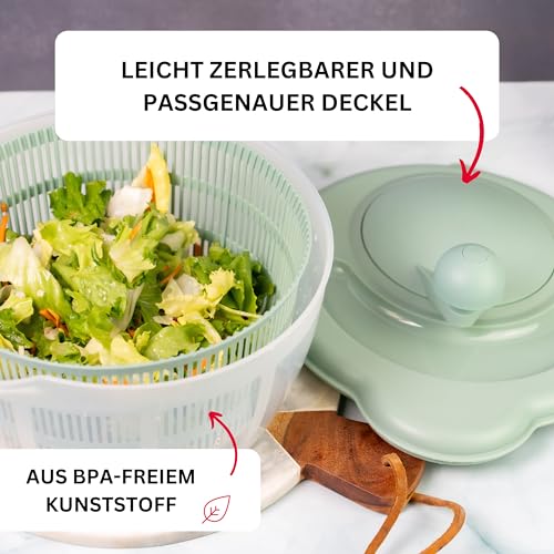 Westmark Salatschleuder Fortuna in Mint-Grün