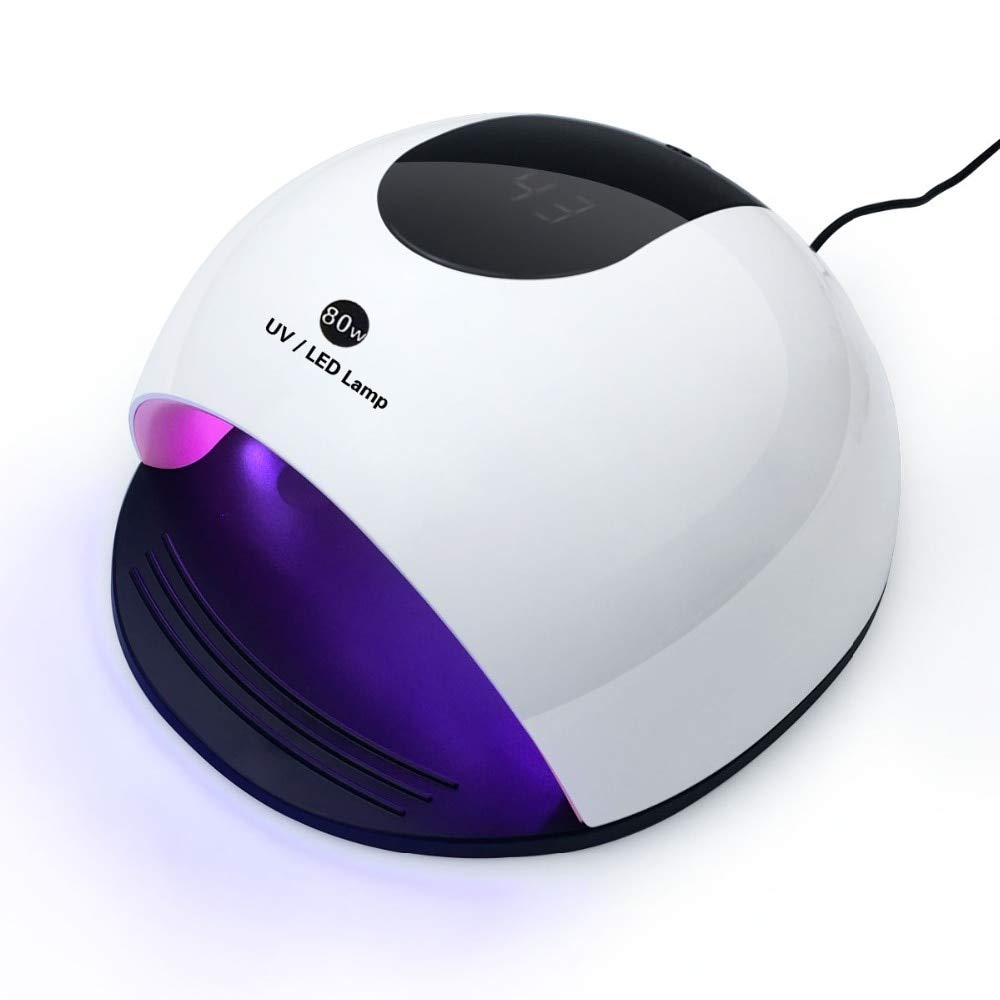 nail lamp Professional 80W Led Lamp Nail Dryer All Gel Polish Varnish Manicure Machine Nail Art Tools Drying LED Gel Nail Lamp