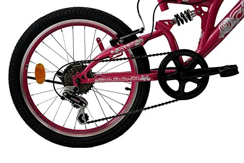 KCP 20 Zoll Mountainbike Kinderfahrrad - JETT FSF pink - Vollfederung Kinder Fahrrad für Jungen und Mädchen mit 6 Gang Shimano Schaltung - für Kinder zwischen 6-9 Jahre und 1,20-1,40m Körpergröße – Bild 5
