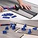 WORKPRO 63-Piece Laminate Flooring Tools, 5-in-1 Vinyl & LVP Flooring Installation Kit with Tapping Block with Handle, Heavy Duty Pull Bar, Double-Faced Mallet & 60-Piece Spacers for Pros & DIY Users