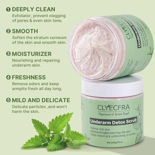Underarm Detox Scrub,Body Scrub,Armpit Detox&Underarm Detox For Deeply Cleanses,Exfoliates,Moisturizes&Relieves Odor,Provides Long-Lasting Freshness,Used in Armpits, Elbows,Knee&Throughout the Body - Image 4