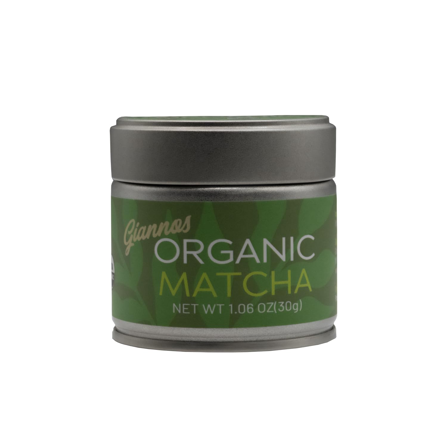 Giannos Matcha Green Tea Powder - Ceremonial Grade Matcha - Organic - Hot or Iced - 100% Matcha Powder - 1.06oz
