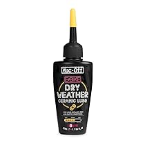 Muc-Off E-Bike Dry Chain Lube, 50 ml – Grasso Ceramico per Bici Elettriche di Alta Qualità, Lubrificante Ceramico Bici con Colorante Tracciante UV – Formulato per Condizioni Atmosferiche Asciutte