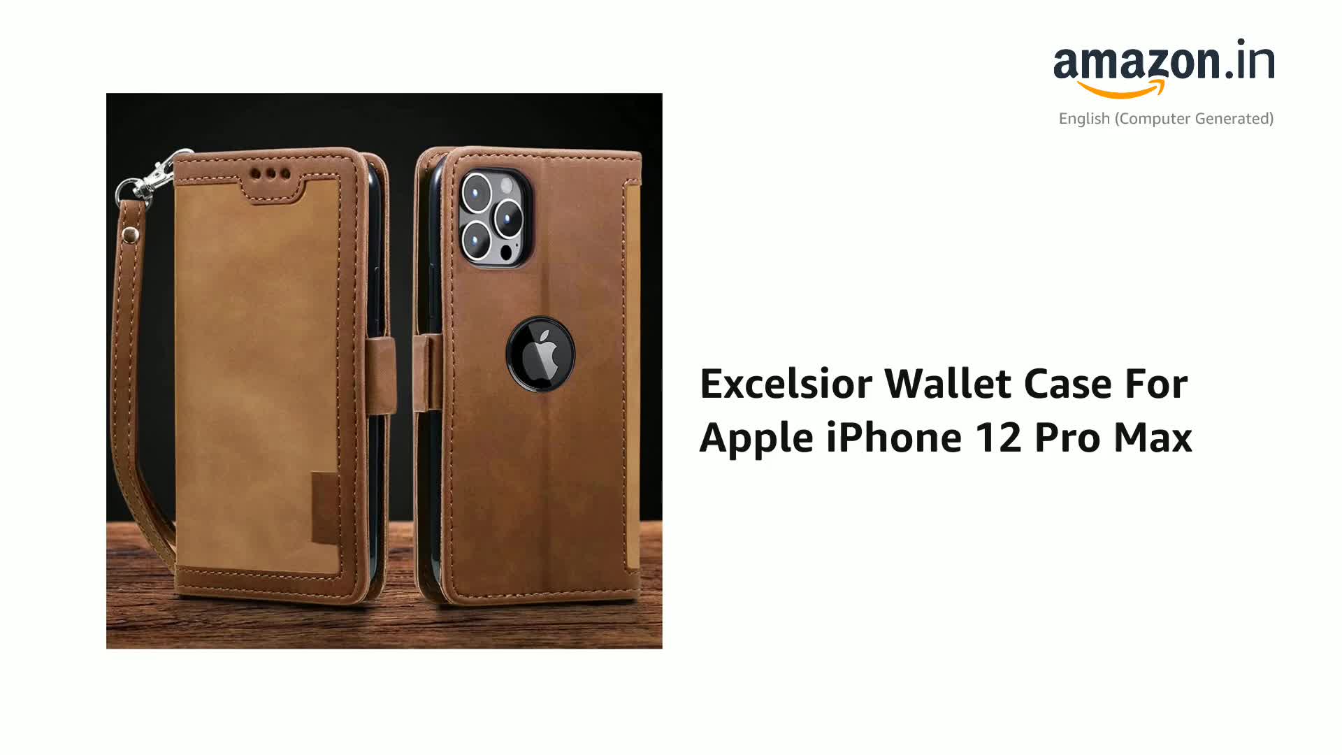 Excelsior Flip Cover Compatible with iPhone 12 Pro Max | Premium