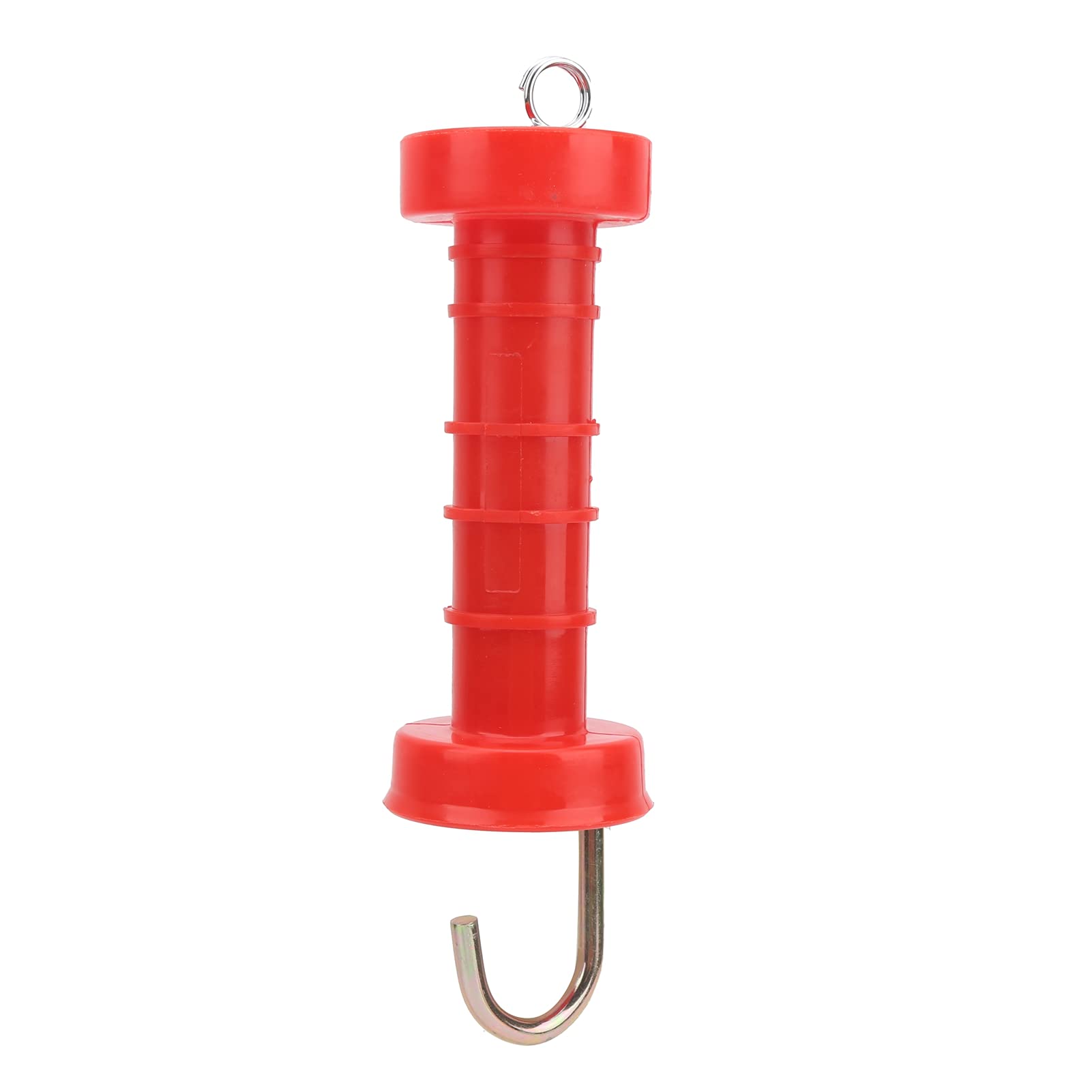 Maniglie per Cancelli per Recinzione Elettrica 10 Pezzi Rosso ABS Caldo Freddo con Isolatori 10 Pezzi Il Prodotto in Tessuto ABS Ha Isolatori per Recinzione Elettrica