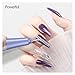GenSDH Nail Drill, Wireless 45000RPM Nail Machine Manicure Machine Rechargeable Nail Drill Machine Cordless Nail File LED Display for All Gel Professional Nail Tools,Blu-A