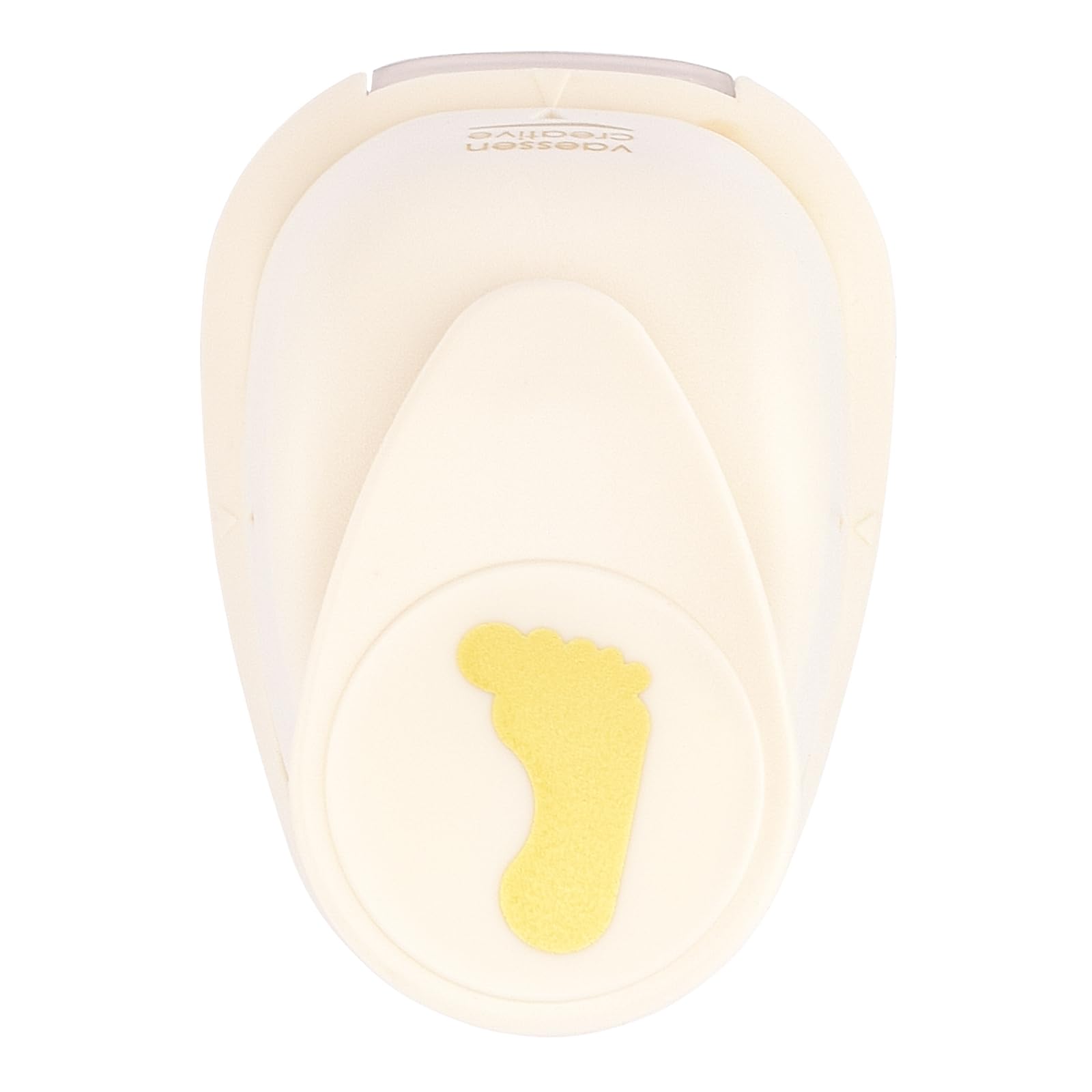 Vaessen Creative Craft Paper Punch - Foot - 1,4 x 2,4 cm - Circle Cutter for Crafting and Card Making