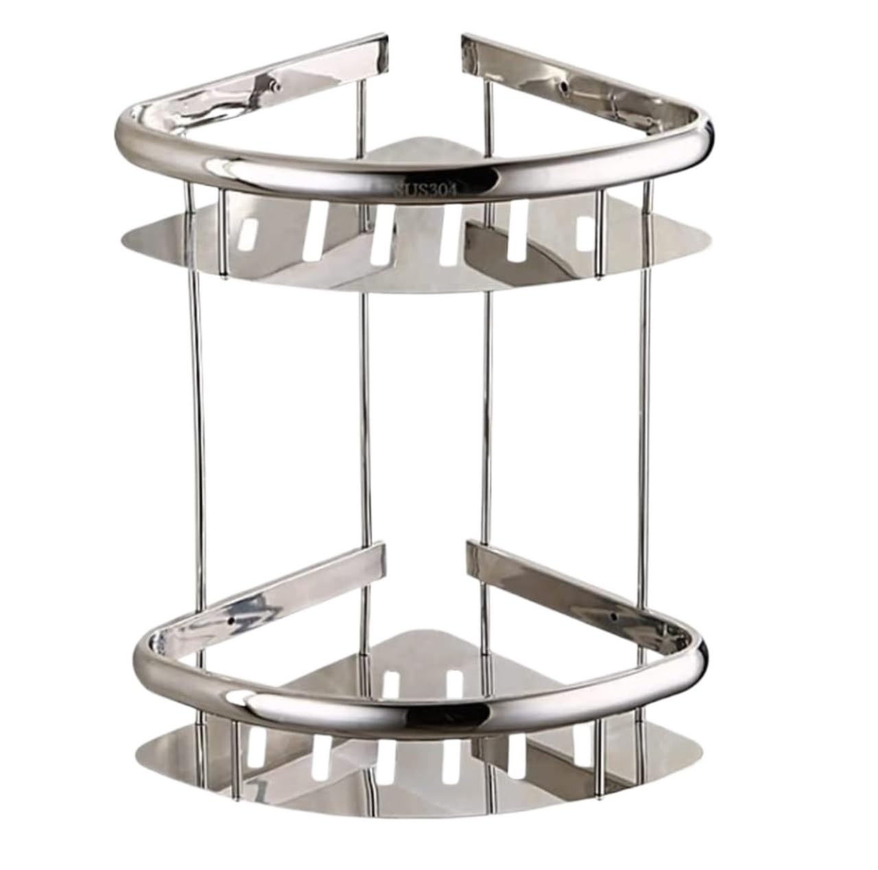 Bathroom Shelf Shower Caddy Shower Shelves Stainless Steel Bathroom Shelves Corner Wall Mounted Shower Basket Caddy 2 Tier