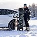 Magnetic Ski & Snowboard Holder for Car - Pro Magnetic Silicone Vehicle Side Holder Protects Paint, Prevents Ski/Board Tipping - Holds Skis, Snowboards, Poles & Bike Handles for Skiers