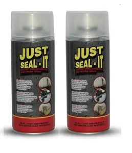 JUST SEAL IT Instant Waterproofing and Repair CLEAR spray COMBO ( Anti-corrosion) CLEAR spray PACK OF 2