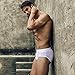 Men's Briefs Underwear 3-Pack Mesh Breathable Low Rise Soft Summer Brief