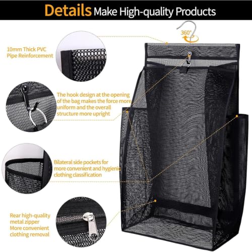 Panier à linge suspendable pour vêtements et gain de place - 6