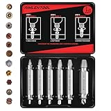 AIMLENTOOL 6PC Damaged Screw Extractor Set, Remover Kit for Stripped Screws Nuts & Bolts, Extracting Damaged Screws, Broken Screw Heads, Gift for Men's Easy Removing of Rusty & Broken Hardware