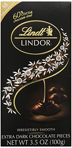 Lindt lindor truffle 60% Extra Dark bar 3.5oz (037466047041)
