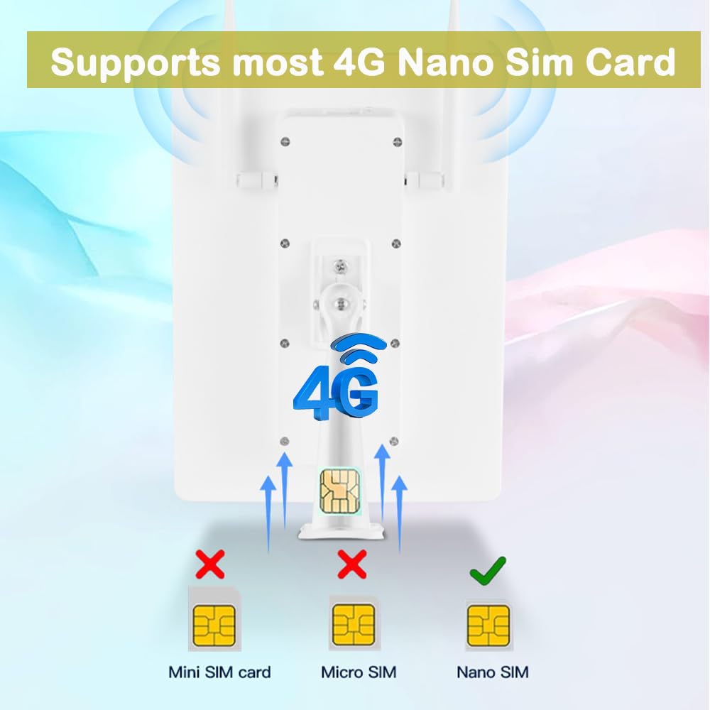 4G SIM LTE Router Zonnebatterij Buiten, Draadloze Mobiele WLAN Router Hotspot, 2,4GHz Tot 150 Mbit/s, 2-Externe Antennes, 26000mAh Batterij, Voor Europese Operators (Solar 4G SIM LTE Router Zonnebatterij Buiten, Draadloze Mobiele WLAN Router Hotspot, 2,4GHz Tot 150 Mbit/s, 2-Externe Antennes, 26000mAh Batterij, Voor Europese Operators (Solar
