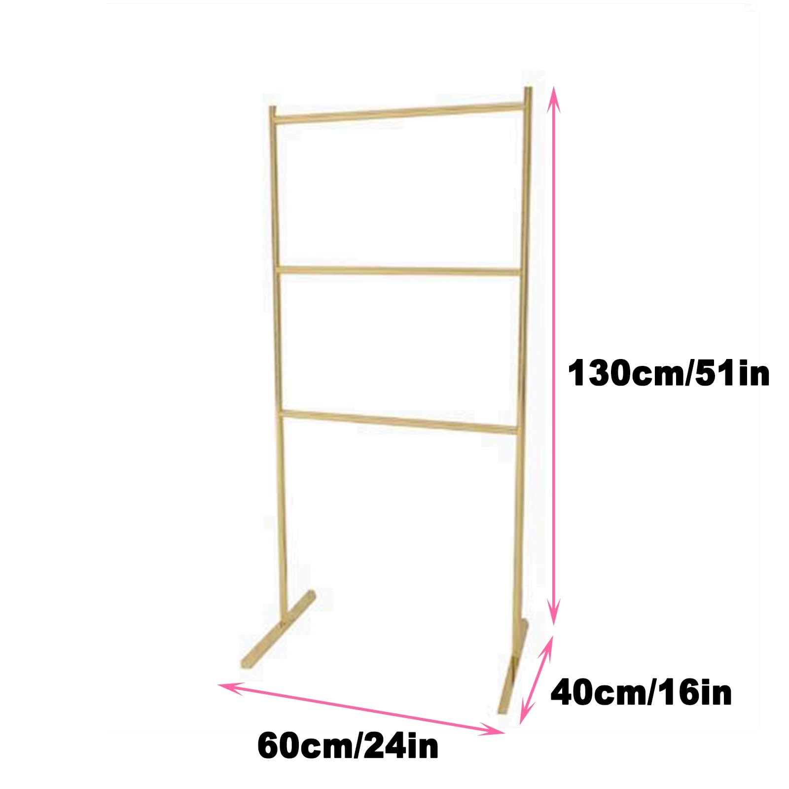 Kommerziell Unterwäsche-aufsteller, 3-stöckiges Kleiderständer mit Rollen für Unterwäsche und Dessous, Robuste Ladeneinrichtung für Boutiquen und Märkte(Yellow,60x40x130cm/24x16x51in)