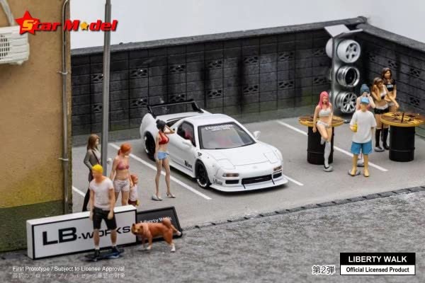 Amazon.co.jp: 1/64 Star Model Liberty Walk Honda NSX LBWK White