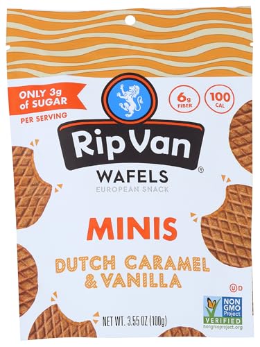Image of Rip van Wafels Dutch Caramel & Vanilla Mini Wafels, 3.55 OZ