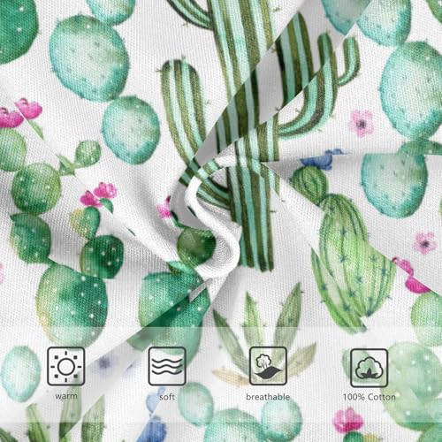 Boys' Exclusive Briefs Toddler Underwear 95% Combed Cotton Boxerbriefs 2T Cactus Pattern 83