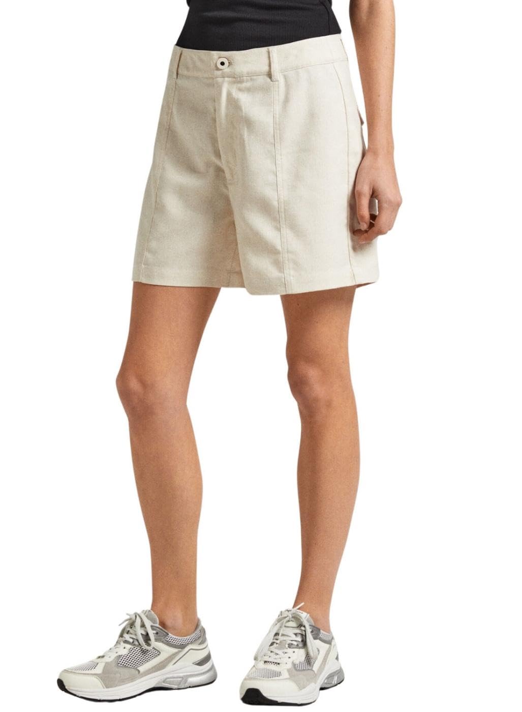 Pepe Jeans Women's Tilly Shorts, White (Mousse White), S
