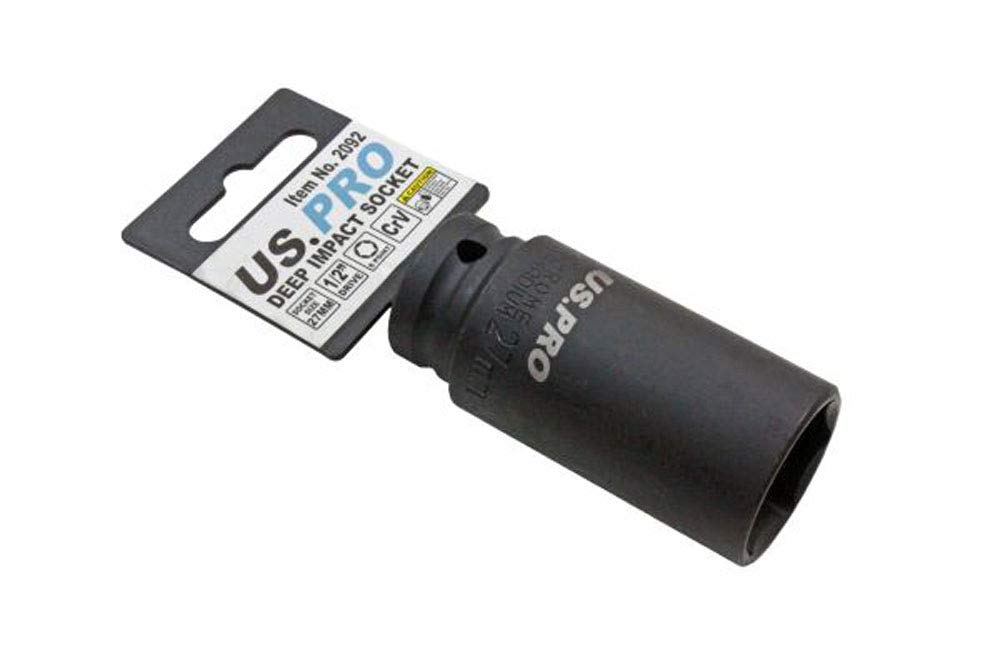 Us Pro 27mm 1/2 Dr 6Pt Deep Impact Socket 2092 from B&Q