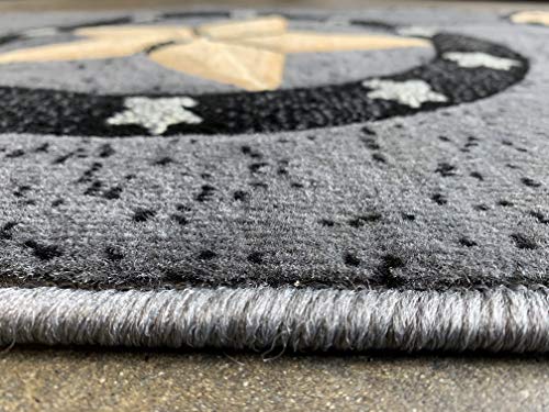 Texas-Star-Door-Mat-Area-Rug-Grey-Black-Beige-Skinz-Design-78-2-Feet-X-3-Feet-4-Inch Texas Star Door Mat Area Rug Grey Black Beige Skinz Design 78 2 Feet X 3 Feet 4 Inch