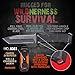 Polaris 10-Inch Hunting and Survival Tanto Blade Knife With Twice Injected Glass-Filled Nylon Handle with Integrated Knife Sharpener, and Multi-Tool Included.