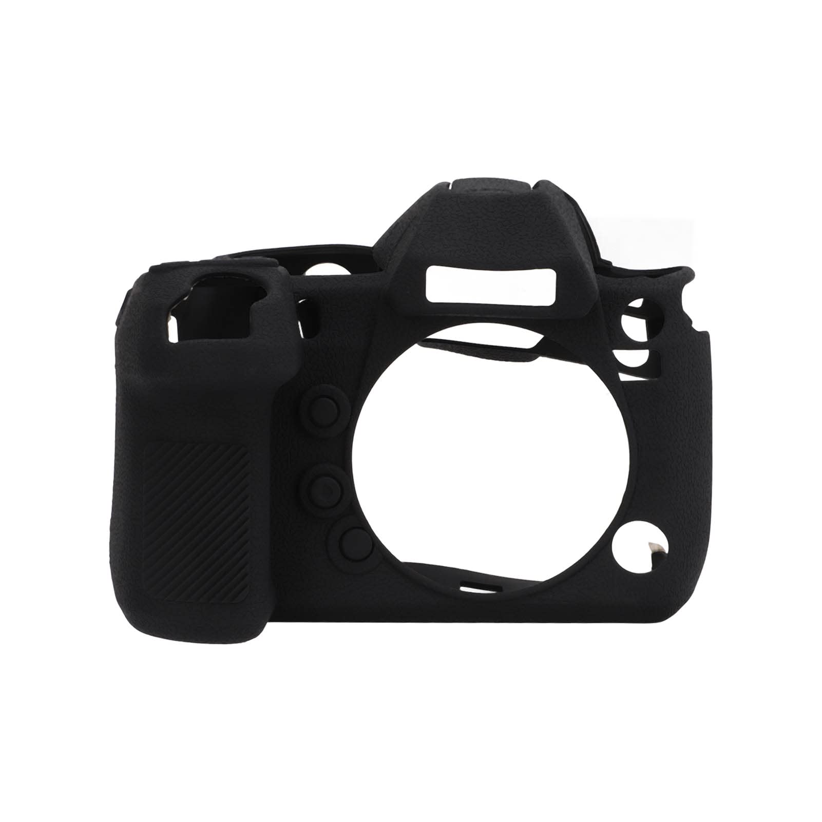 Funda Protectora para cámara Funda de Silicona Textura Litchi Negro Ligero Flexible A Prueba de arañazos Protector de la Piel del Cuerpo Accesorio para Equipo de fotografía para