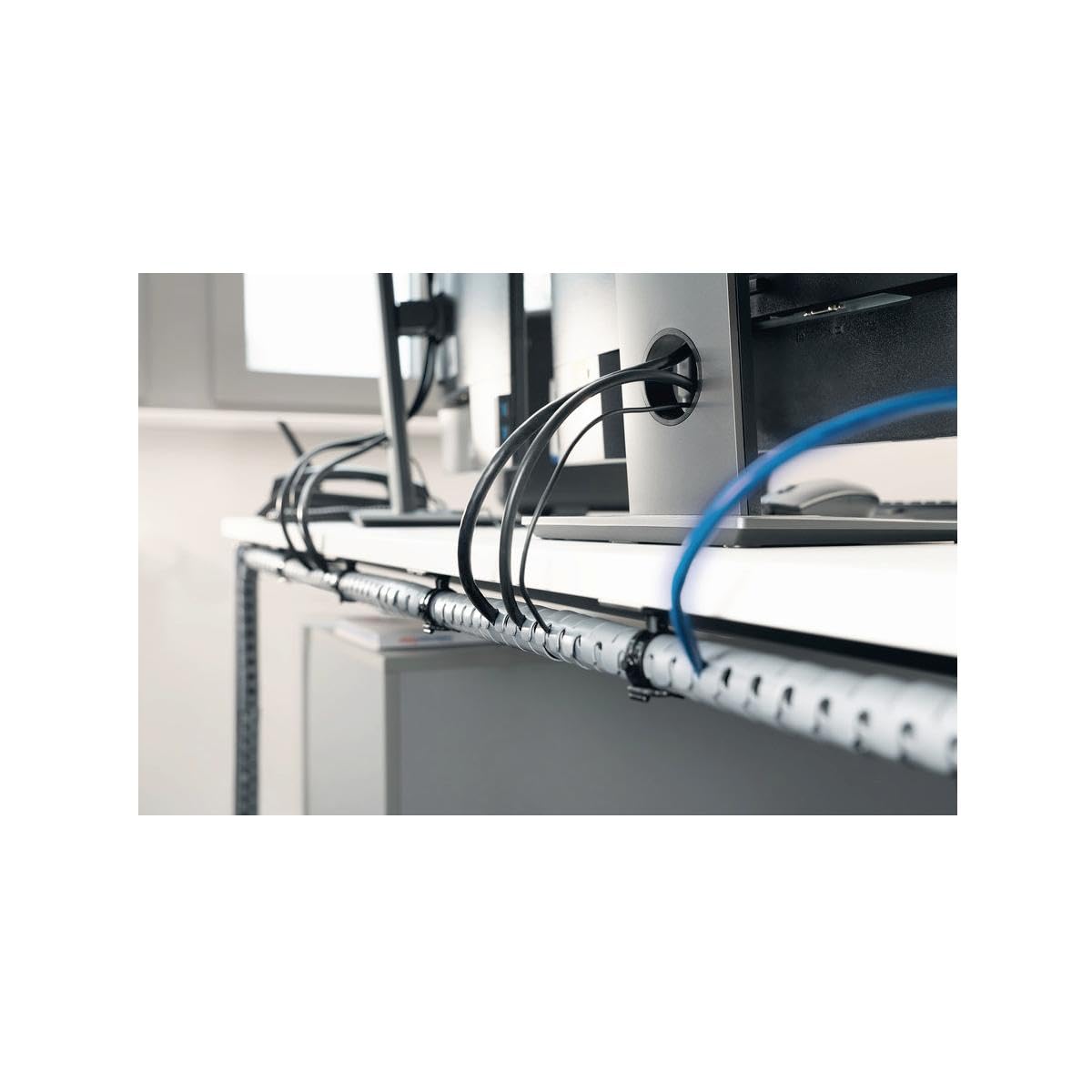 Hellermann Tyton 161-64302 Konserwacja kabli - Ochraniacz kabla (Konserwacja kabli, Polipropylen (PP), -60-110 °C, 25 m, 1,9 cm)