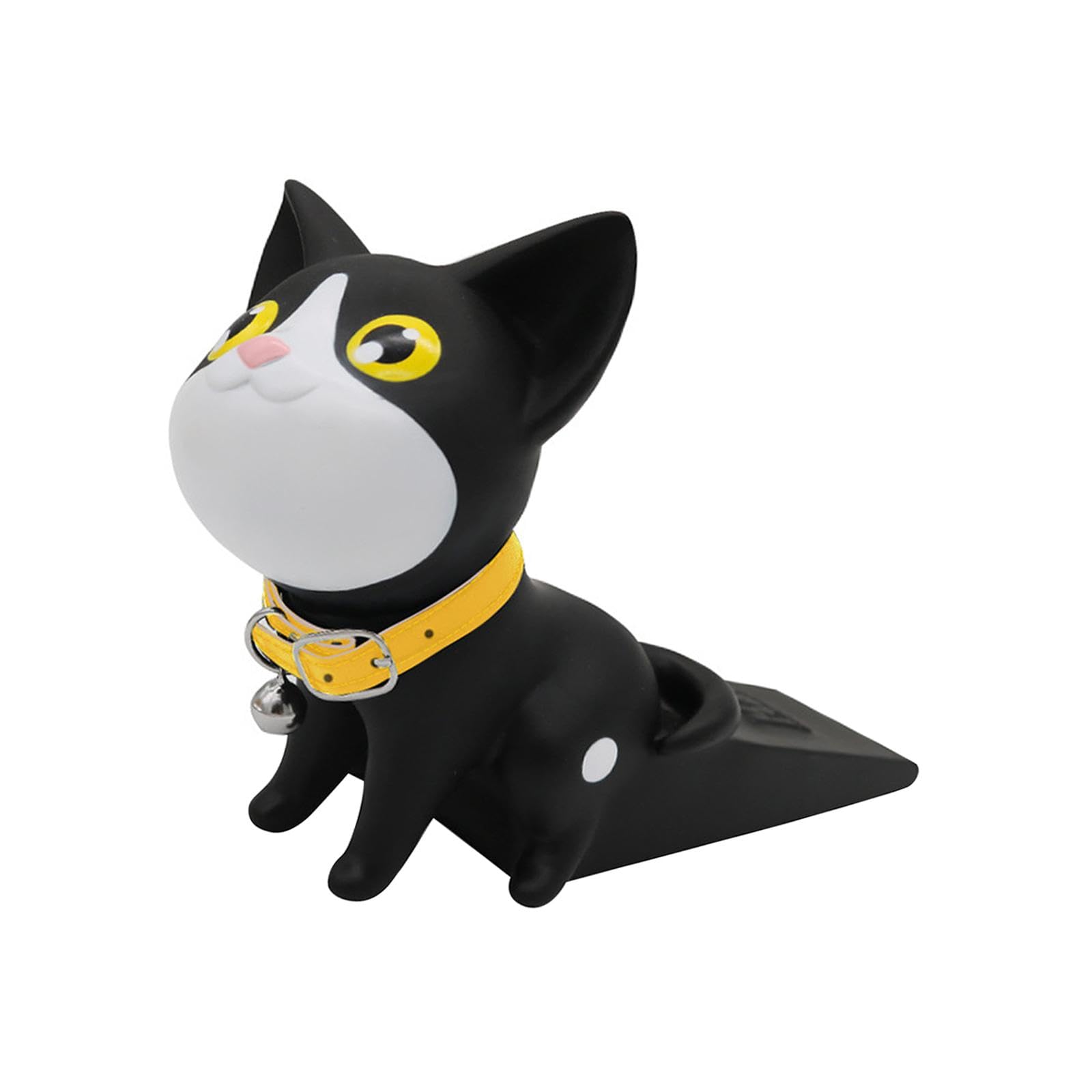 The Style SutraDoor Stopper Cartoon Cat Shape PVC for Bottom of Door for RV Bathroom Office Black White|Home & Garden | Home Decor| Doorstops-image-33