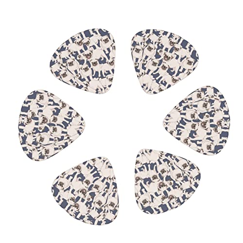 Médiators Guitare 12-Pack Funny Pug Pattern Guitar Picks Pour Guitare Électrique Guitare Acoustique Diverses Guitares - Les Beatles, Paul McCartney, John Lennon, RIngo Starr, George Harrison Médiators Guitare 12-Pack Funny Pug Pattern Guitar Picks Pour Guitare Électrique Guitare Acoustique Diverses Guitares