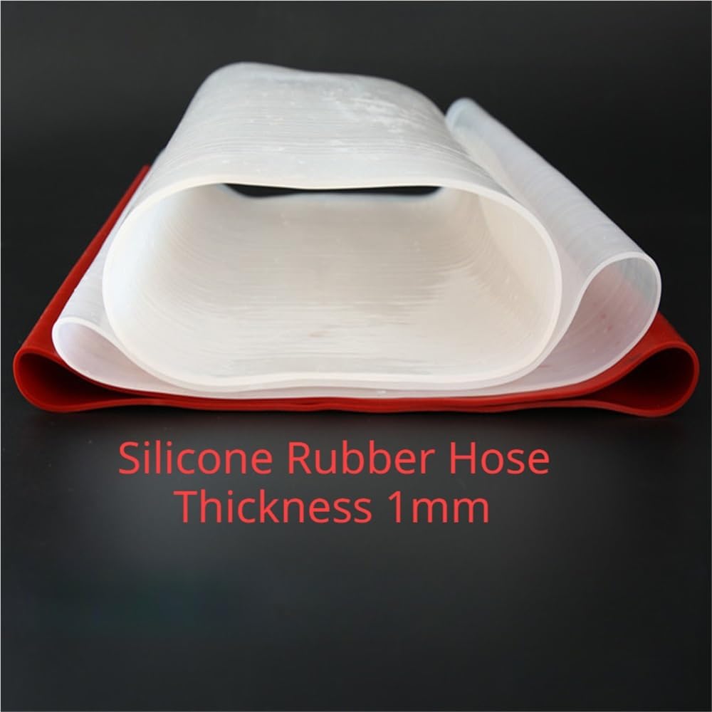 Tubo flessibile in gomma siliconica di grande diametro, spessore 1 mm, lunghezza 1 metro, tubo in silicone for uso industriale, 1 pezz0(40x42mm)
