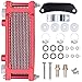 Aramox Kit Radiatore Olio Motore per Moto Kit Radiatore Olio Motore Radiatore Universale per Moto da Cross 100CC‑250CC ATV