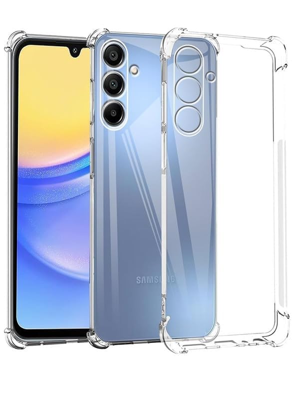 Image of Case Creation Brand - Mobile Cover for Samsung Galaxy F15 5G (Soft & Flexible Back Case), Transparent